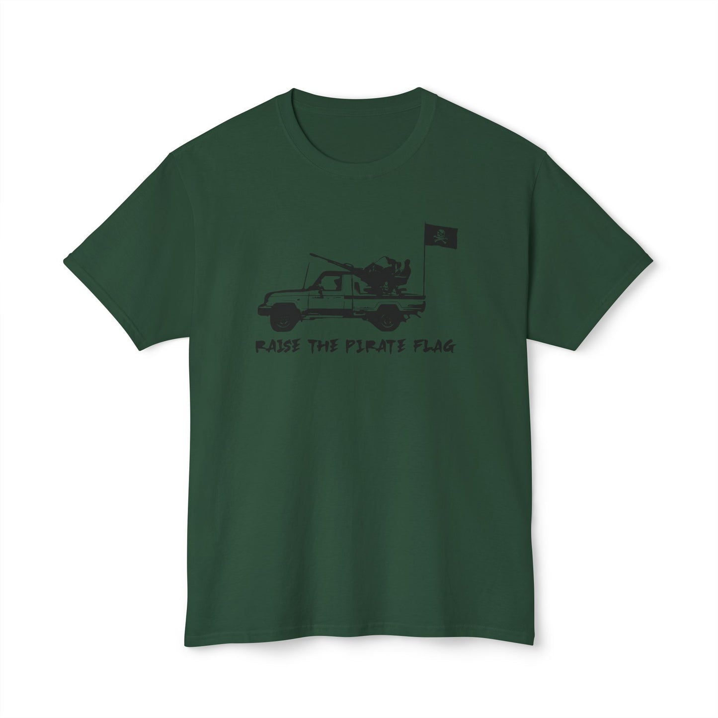 Raise the pirate flag Black -- USA-grown cotton