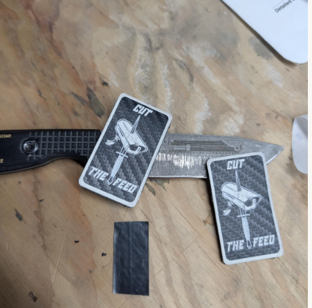 2 cut the feed patches