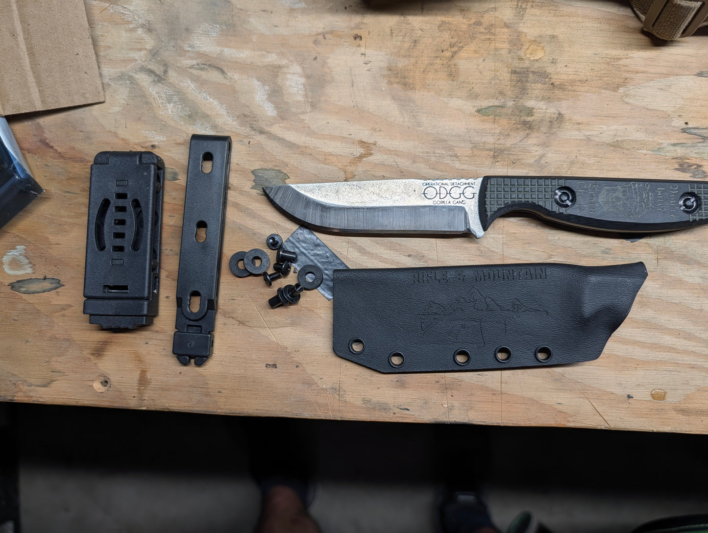 Prototype Bushcraft knife made in usa