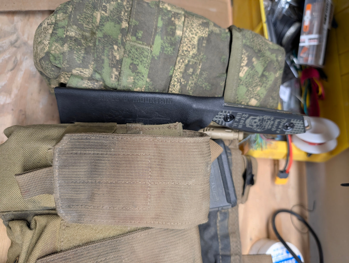 Prototype Bushcraft knife made in usa
